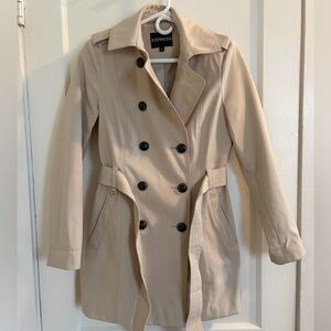 Express Women's Tan Trench Coat